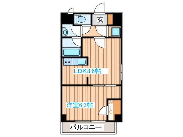 ガーデンロッジⅢの物件間取画像